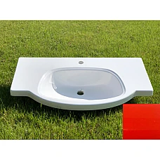 Умивальник Snail «Афіна» 90x50 (107А300) червоний