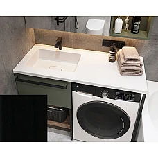 Чорний умивальник на пральну машину Snail «Аляска L» 120x50 (167А200L)