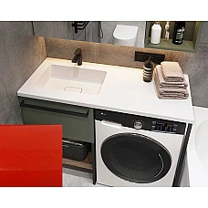 Умивальник на пральну машину Snail «Аляска L» 120x50 (167А300L) червоний