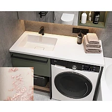Умивальник на пральну машину Snail «Аляска L» 120x50 (167Т302L) мигдаль