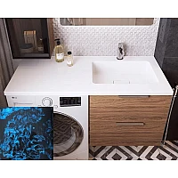 Умивальник на пральну машину Snail «Аляска R» 120x50 (167Т107R) медіум