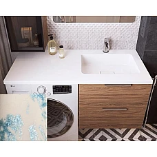 Умывальник на стиральную машину Snail «Аляска R» 120x50 (167Т307R) призрак