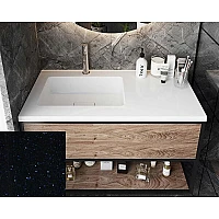 Умывальник Snail «Ария L» 100x50 (166В220L) ночь