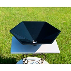 Чорний умивальник Snail «Астерія» 50x43,5 (112А200)