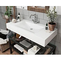 Умывальник Snail «Атлант» 99x48,5 (163А100М) белый матовый