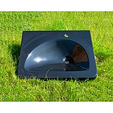 Чорний умивальник Snail «Діана» 60x50 (109А200)