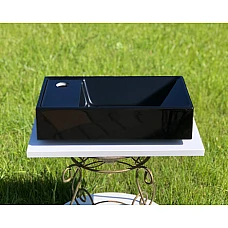 Чорний умивальник Snail «Естель L» 40x22 (153А200L)