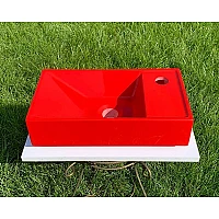 Умывальник Snail «Эстель R» 40x22 (152А300R) красный