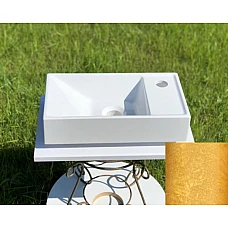 Умивальник Snail «Естель R» 40x22 (152Т999R) золото