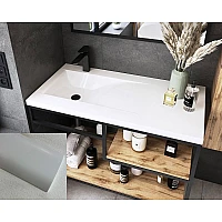 Умивальник Snail «Фенікс L» 100x50 (159LА100М) білий матовий