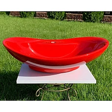 Умивальник Snail «Гармонія» 65x43,5 (102А300) червоний