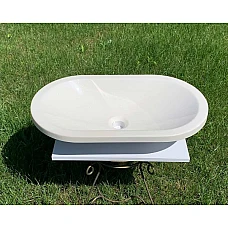Умывальник Snail «Гера» 60x35 (155В110) иней