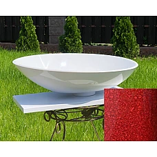 Умывальник Snail «Лотос» 50,8x40,5 (173Н200) бордо