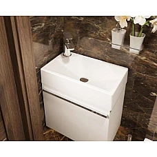 Умивальник Snail «Меркурій L» 40x24 (157A100LM) білий матовий