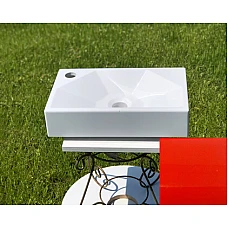 Умивальник Snail «Меркурій L» 40x24 (157A300L) червоний