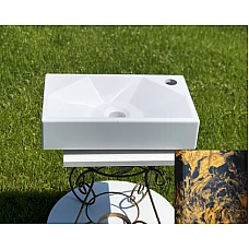 Умивальник Snail «Меркурій R» 40x24 (157Т101R) бурштин