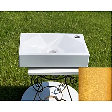 Умивальник Snail «Меркурій R» 40x24 (157Т999R) золото