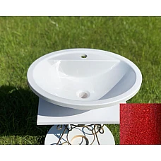 Умивальник Snail «Омега» 55,5x43,5 (151Н200) бордо