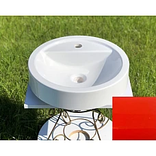 Умивальник Snail «Рондо» 42,5x42,5 (149А300) червоний