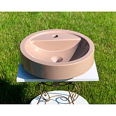 Умивальник Snail «Рондо» 42,5x42,5 (149Н400) капучино