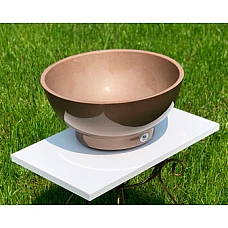 Умивальник Snail «Селена» 35x35 (104Н400) капучино