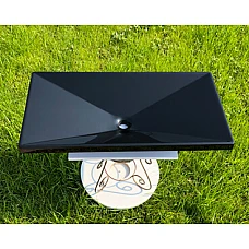 Черный умывальник Snail «Вега» 80x40 (115А200)