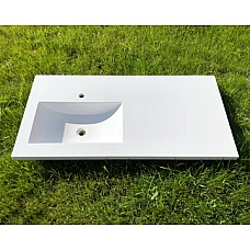 Умивальник на пральну машину Snail «Юнона L» 125,5x62 (143А100L) білий