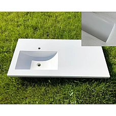 Умивальник на пральну машину Snail «Юнона L» 125,5x62 (143А100LМ) білий матовий