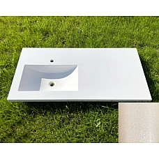 Умивальник на пральну машину Snail «Юнона L» 125,5x62 (143Н300L) перлина
