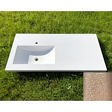 Умивальник на пральну машину Snail «Юнона L» 125,5x62 (143Н400L) капучино