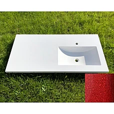 Умивальник на пральну машину Snail «Юнона R» 125,5x62 (142Н200R) бордо