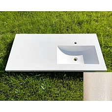 Умивальник на пральну машину Snail «Юнона R» 125,5x62 (142Н300R) перлина