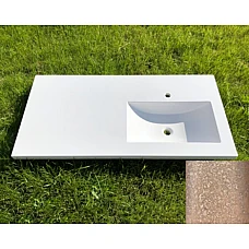 Умивальник на пральну машину Snail «Юнона R» 125,5x62 (142Н400R) капучино