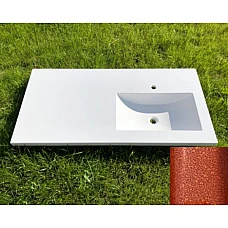 Умивальник на пральну машину Snail «Юнона R» 125,5x62 (142Н500R) мідь