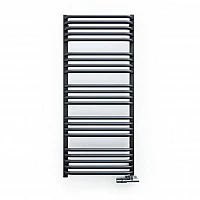 Рушникосушка електрична Terma Alex One 1140x500 WWALN114050K9M5E8P, чорний матовий