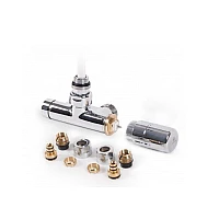 Набір термостатичних вентилів Terma WRZT5G6‑CR, правий, хром