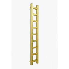 Полотенцесушитель водяной Terma Easy 1280x200 WGEAS128020KBRASX, латунь