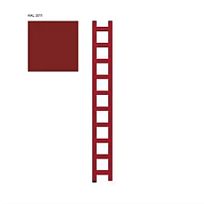 Рушникосушка електрична Terma Easy One 1600x200 WWEAN160020K311E8P, бордовий матовий