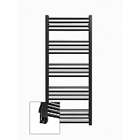 Полотенцесушитель электрический Terma Fiona One 1140x430 WWFIE114043K9M5E1U, черный матовый