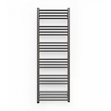 Рушникосушка чорна матова TERMA FIONA 530x1380 мм, водяна