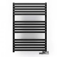 Полотенцесушитель водяной TERMA QUADRUS SLIM 870x450 WGQUS087045K9M5SX, черный мат