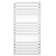 Рушникосушка водяна Terma Quadrus Slim 870x450 WGQUS087045KS96SX, білий мат