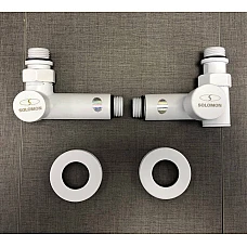 Білий матовий кран під тен Solomon 7777_TENW