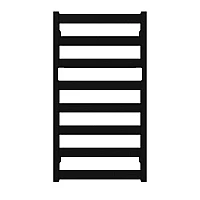 Рушникосушка чорна матова RAL 9005 TERMA VIVO 910x500 мм водяна SX 