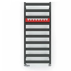 Рушникосушка водяна Terma Vivo 1150х400 WGVOV115040K9M5SX, чорний матовий