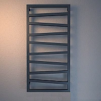 Полотенцесушитель черный мат TERMA ZIGZAG 835x500 мм, электрическая