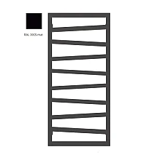 Рушникосушка водяна TERMA ZIGZAG 1070x500 WGZIG107050K9M5SX, чорний матовий