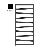 Полотенцесушитель электрический TERMA ZIGZAG 1070x500 WLZIG107050K9M5E8TS1D, черный матовый