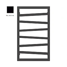 Рушникосушка водяна TERMA ZIGZAG 835x500 WGZIG083050K9M5SX, чорний матовий