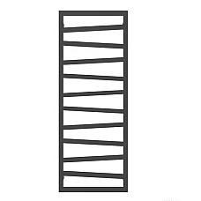 Рушникосушка водяна TERMA ZIGZAG 1310x500 WGZIG131050KIHESX, чорний